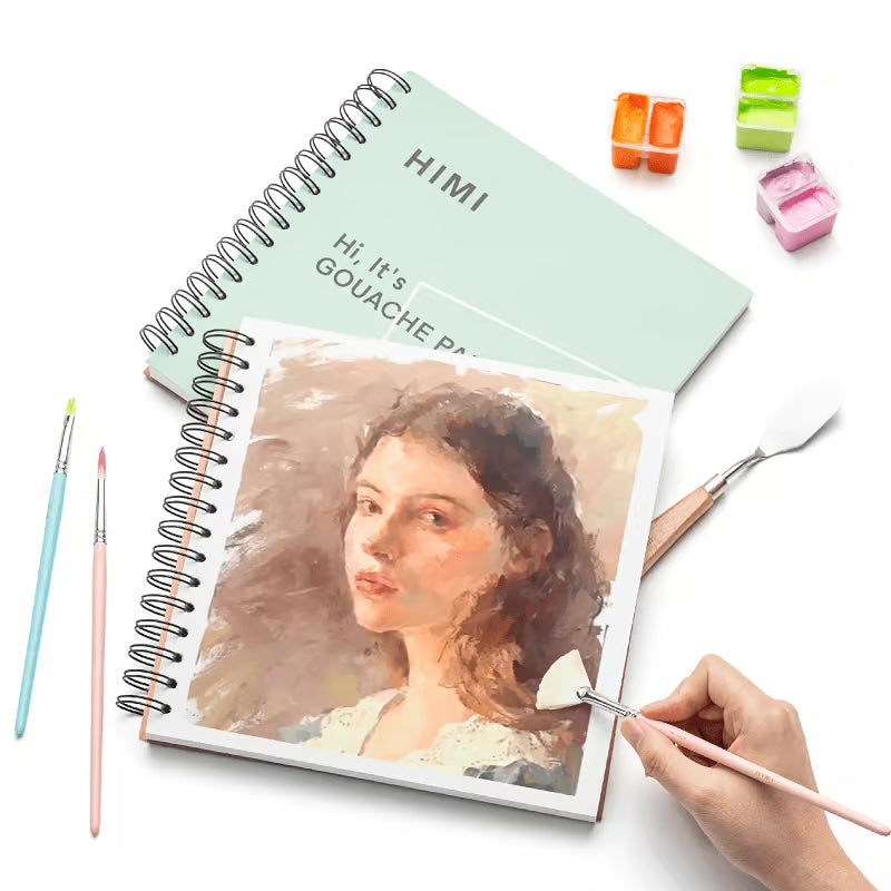 HIMI Gouache Set Pad 21,6 x 26.6 cm 50 vellen 160 g groen