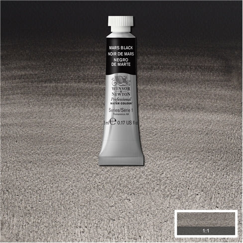 Mars Black 5ml 386 S1 Artist's Aquarel Winsor & Newton
