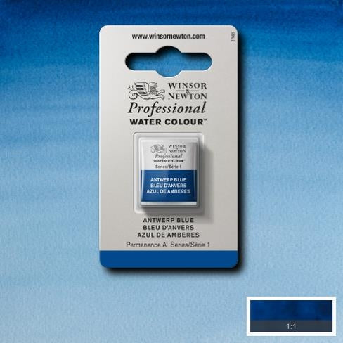 Antwerp Blue napje 010 S1 Artist's Aquarel Winsor & Newton