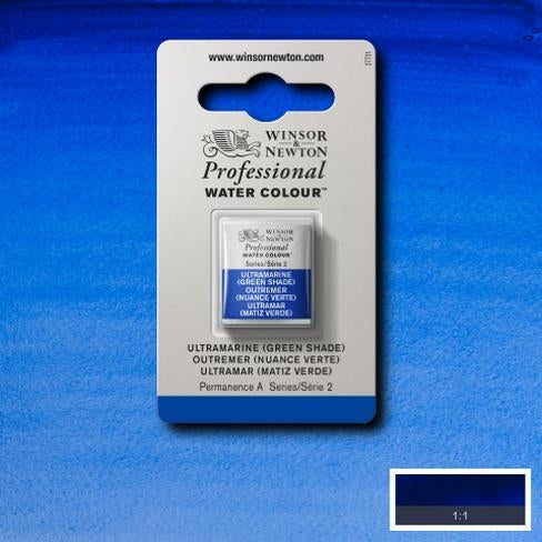 Ultramarine (green shade) napje 667 S2 Artist's Aquarel Winsor & Newton