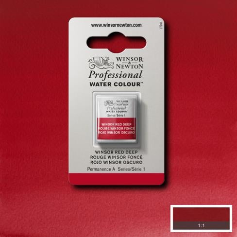 Winsor Red Deep napje 725 S1 Artist's Aquarel Winsor & Newton