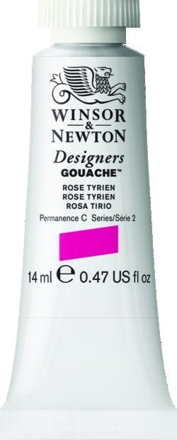 ROSE TYRIEN 593 14ml. S2 Designers Gouache Winsor & Newton