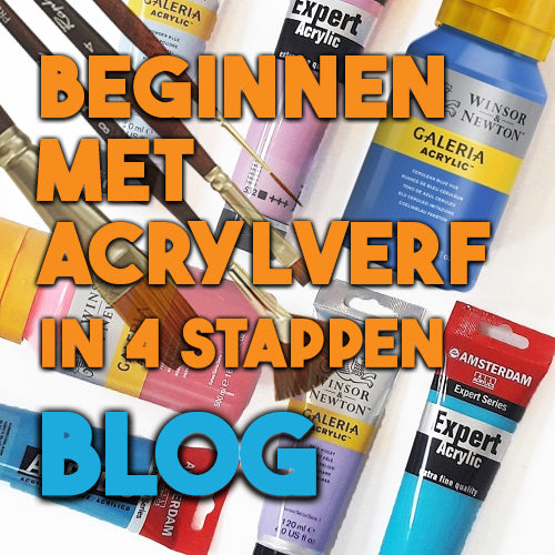 Beginnen met acrylverf [in 4 stappen]