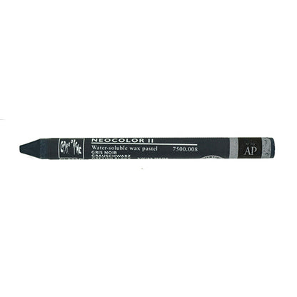 Neocolor II BLACK GREY  008 Caran d'ache