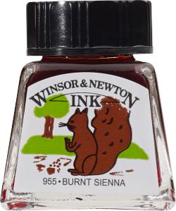 Teken Inkt 14ml Burnt Sienna Winsor & Newton