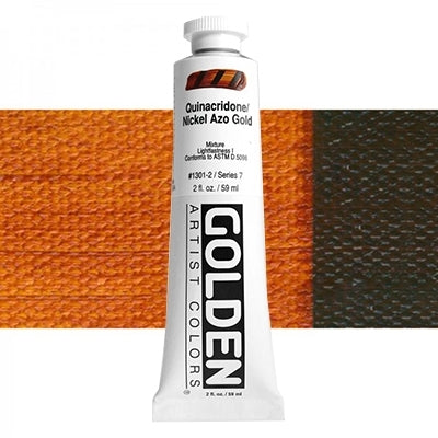 Heavy Body   1301 S7  Quinacridone nickel azo gou Golden  60ml