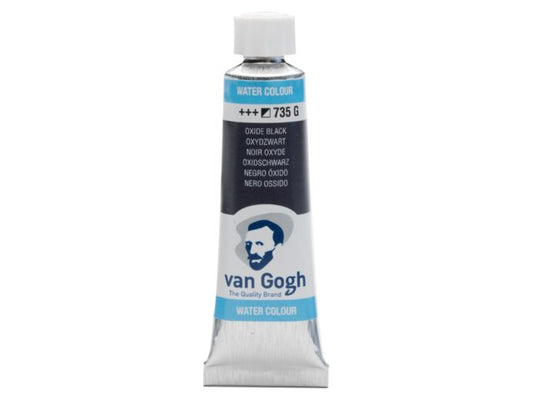 Oxydzwart 735  tube 10 ml. Van Gogh Aquarelverf