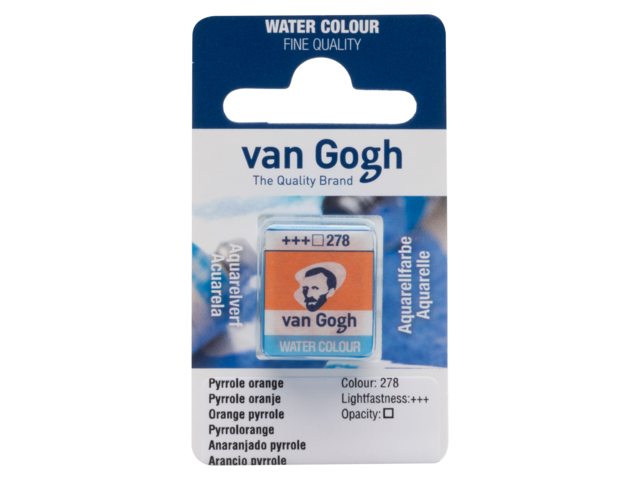 Pyrrole oranje 278 napje Van Gogh Aquarelverf