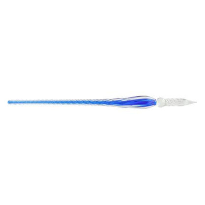 Jacques Herbin Ronde glaspen gedraaid - 18mm - Nacht blauw