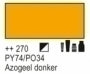 270 Azogeel Donker 1 liter Acryl 1000ml  pot Amsterdam