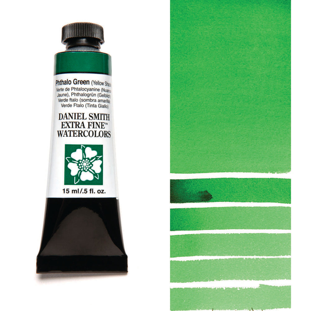 Phthalo Green (Yellow Shade) Serie 2 Watercolor 15 ml. Daniel Smith