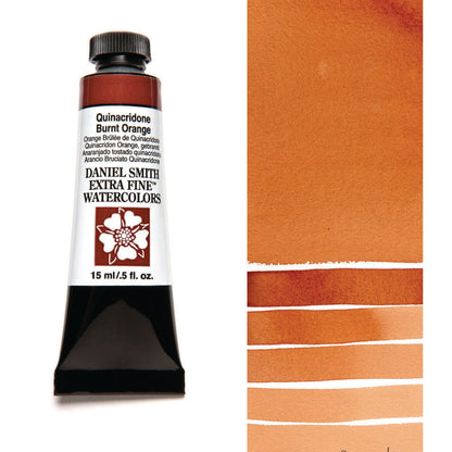 Quinacridone Burnt Orange Serie 2 Watercolor 15 ml. Daniel Smith