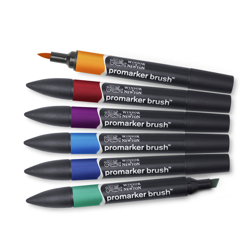 BrushMarker Set 6 RICH TONES