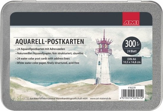 Aquarelpapier Postkaart 300 gr. 10,5 X 14,8 cm Ami