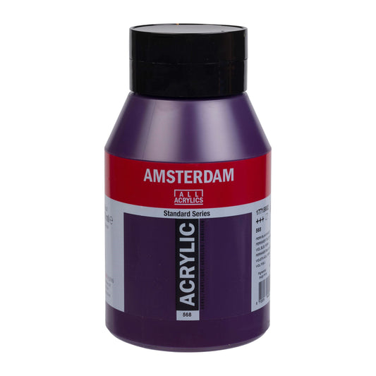 568 Permanent Blauwviolet 1 liter Acryl 1000ml  pot Amsterdam