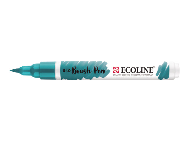 Ecoline Brushpen 640 Blauwgroen