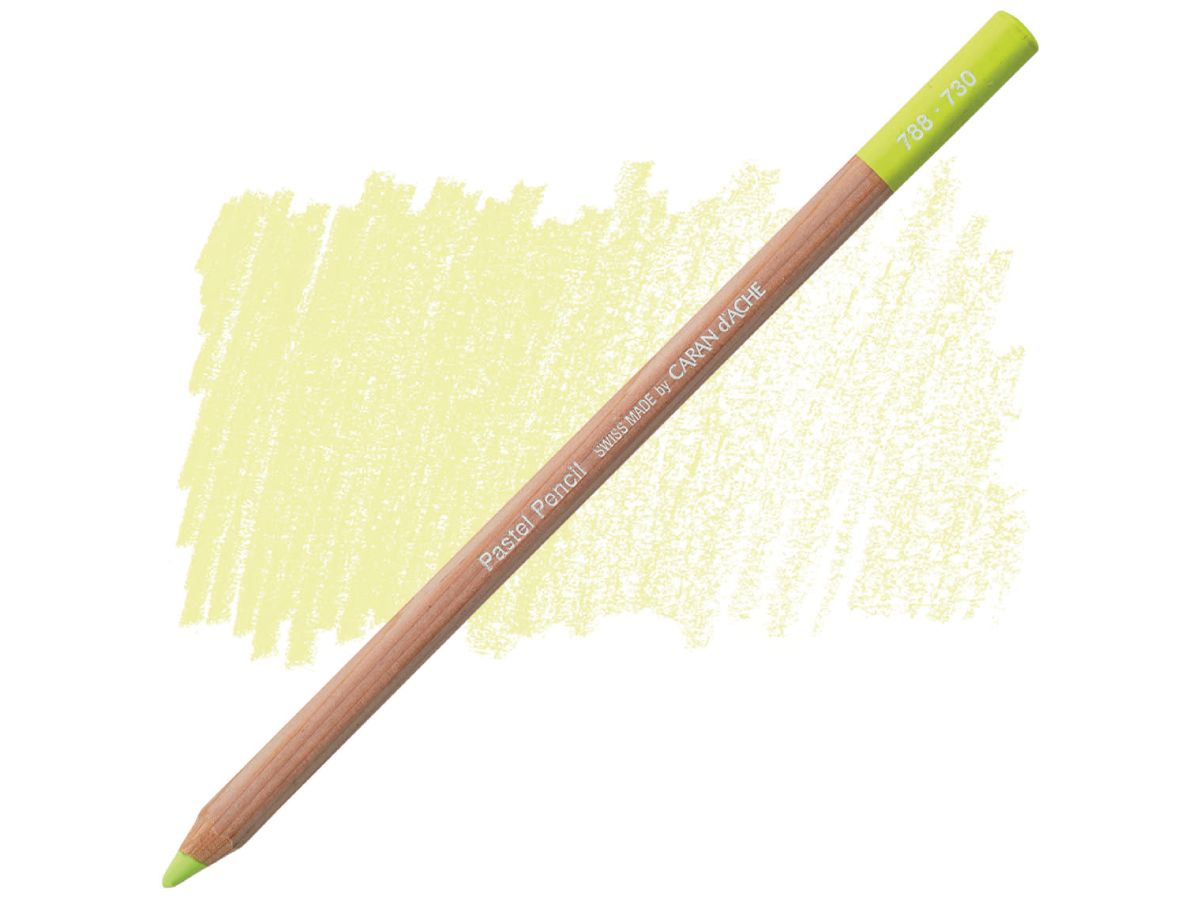 730 Chinese Green Pastel Potlood Caran D'Ache