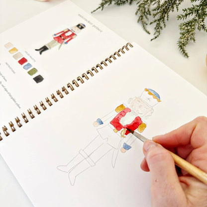 Aquarelverf werkboek - Notenkraker - emily lex studio watercolor workbook