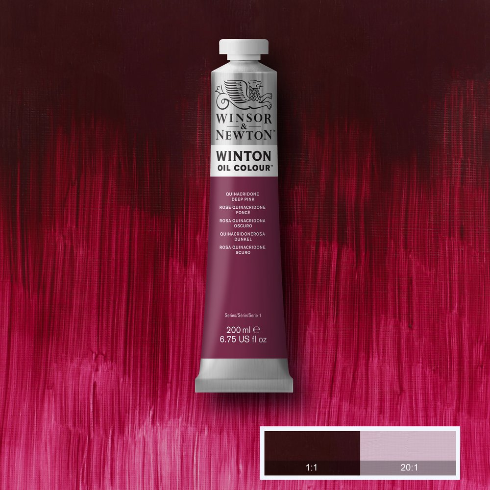 Quinacridone Deep Pink 229  200 ml. Winton olieverf