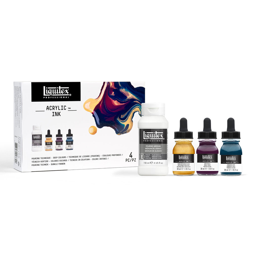 Liquitex Ink! set Deep Colours