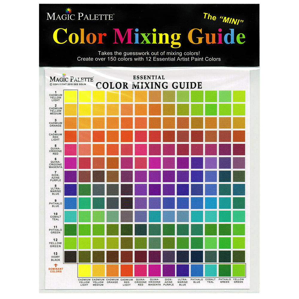 Color mixing guide - Gids voor kleurenmenging