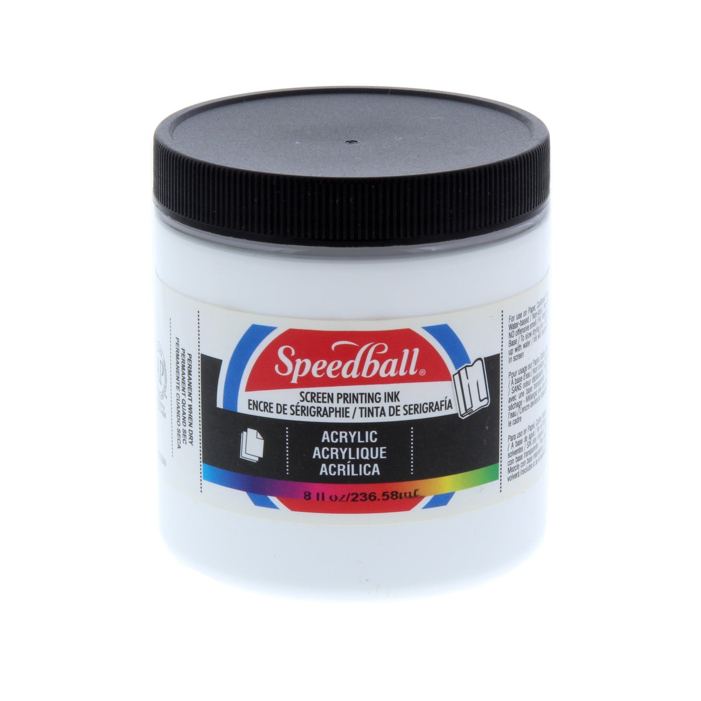 Zeefdruk acryl inkt Wit 236,58ml