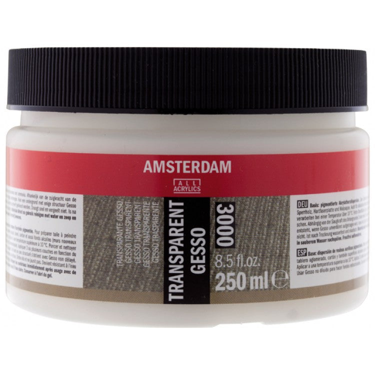 Transparante Gesso 3000 250 ml. (doorzichtig) Amsterdam Talens