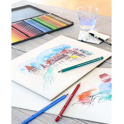 Aquarelpotloden Dürer 72 set houten kist Faber Castell