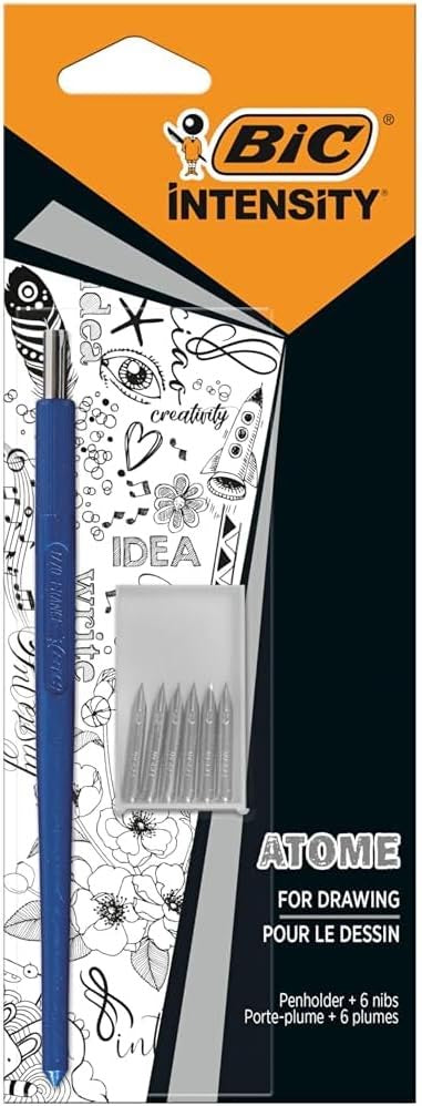 BIC Intensity Atome penholder + 6 nibs