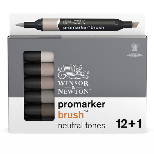 BrushMarker Set 12 +1 Grijstinten (Neutral)