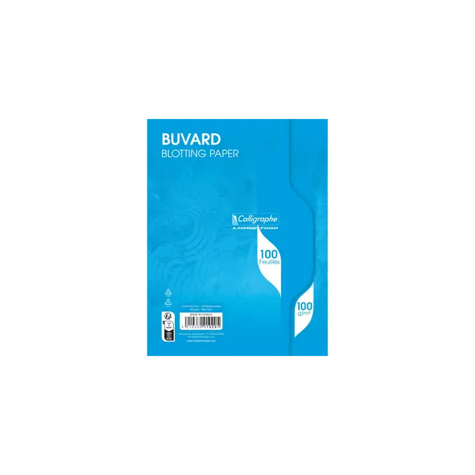 Buvard Blotting Paper (vloeipapier) 100 vel 16x21 cm 100 gr.