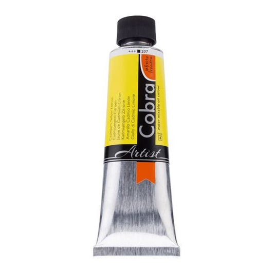 Cobra  150ml  207 S4 Cadmium Geel Citroen Waterverdunbare Olieverf