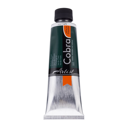 Cobra  150ml  675  S3 Phtalogroen Waterverdunbare Olieverf