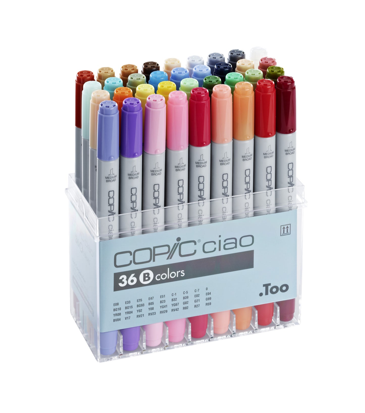 Copic Ciao set, 36 kleuren set B