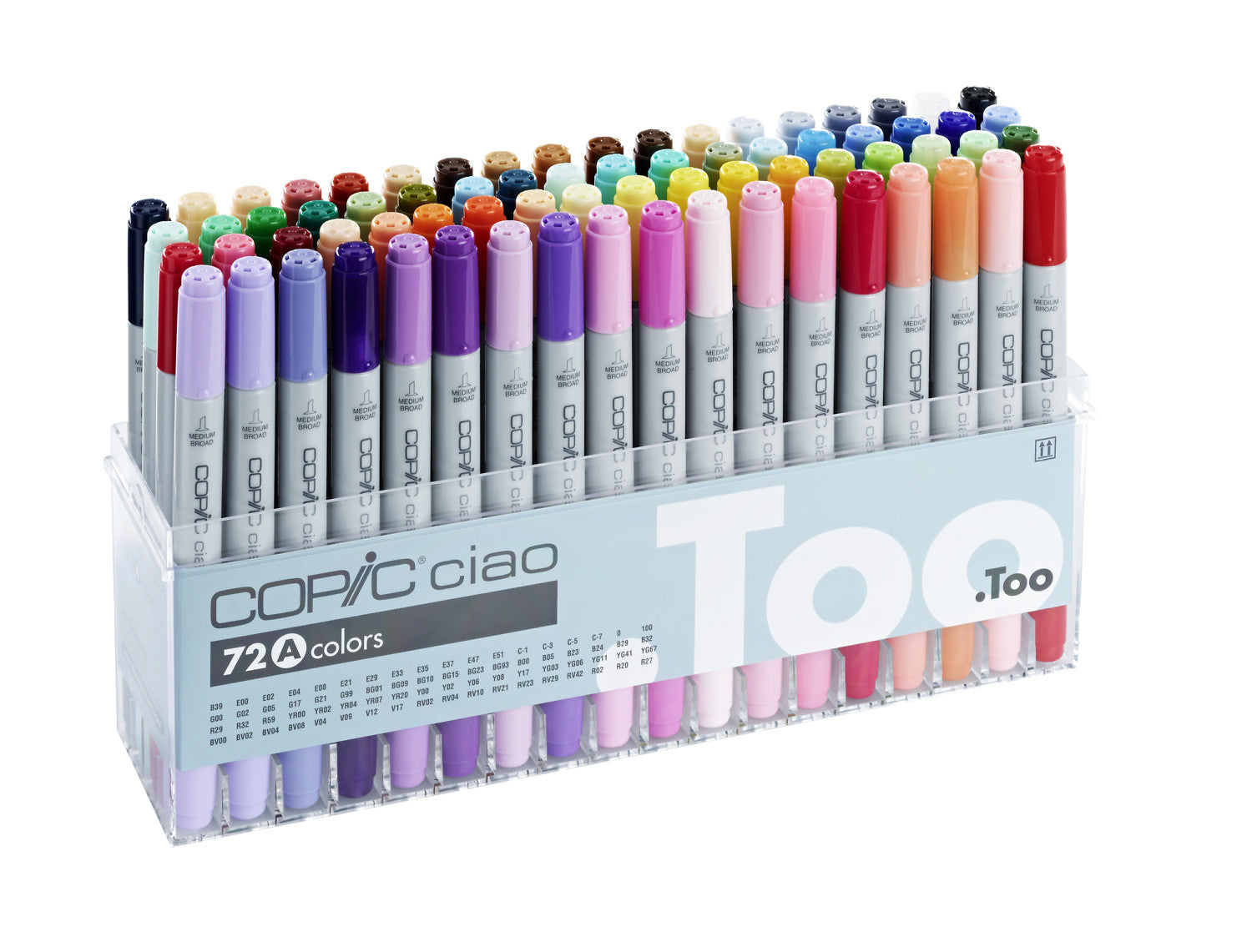 Copic Ciao set, 72 kleuren set A