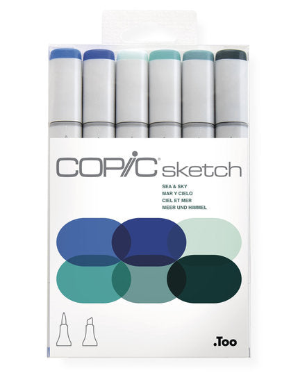 Copic Sketch 6 set - Sea & Sky