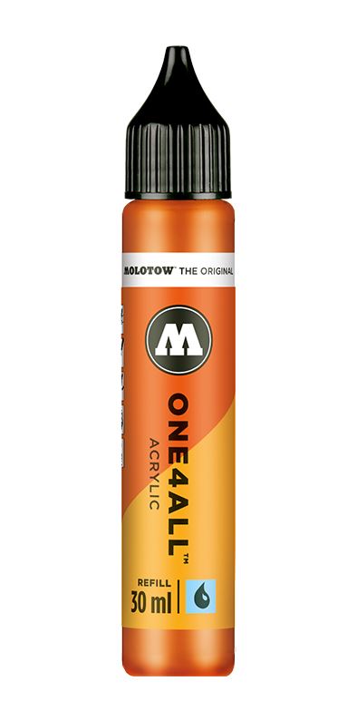 DARE ORANGE Acryl Inkt Refill 30ml Molotow One4All Acrylic
