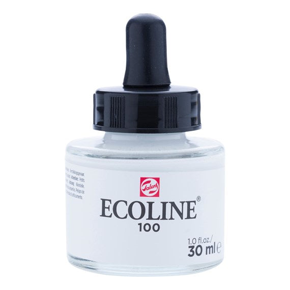 Talens ecoline inkt 30ml - 100 wit