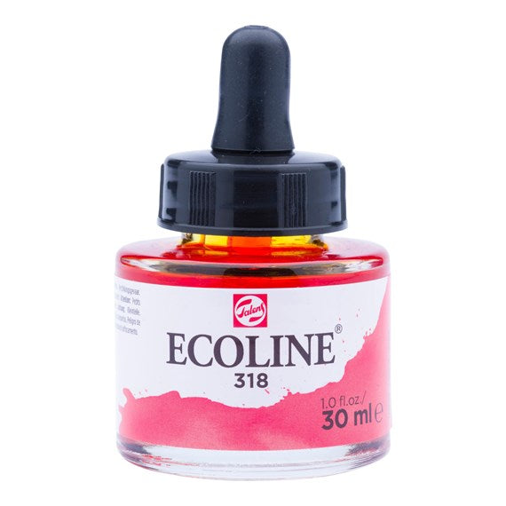 Talens ecoline inkt 30ml - 318 Karmijn