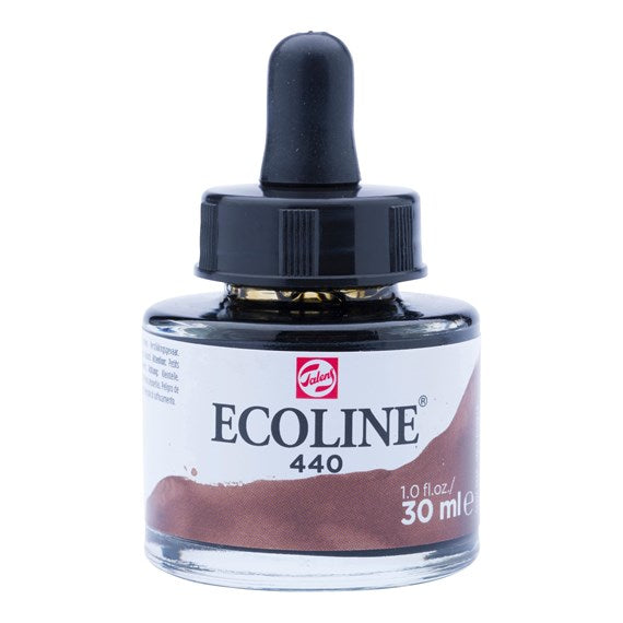 Talens ecoline inkt 30ml - 440 Sepia Donker