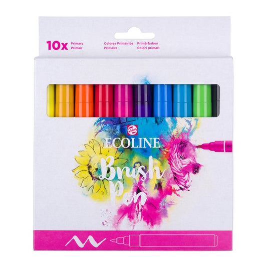 Ecoline Brushpen set 10 Primair