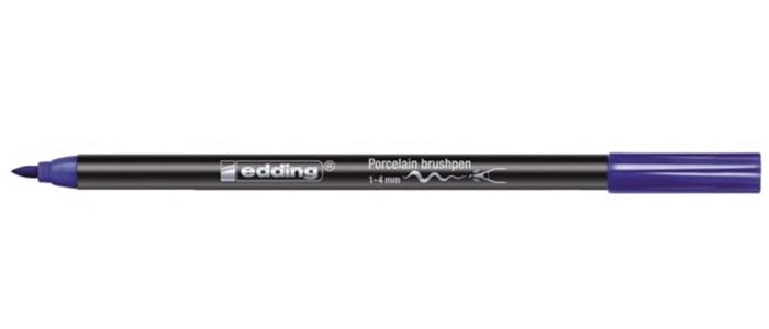 Porseleinstift 4200 Blauw 003 ronde punt 1-4 mm Edding