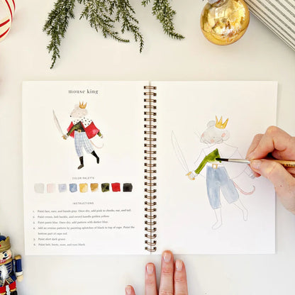 Aquarelverf werkboek - Nutcracker- emily lex studio watercolor workbook