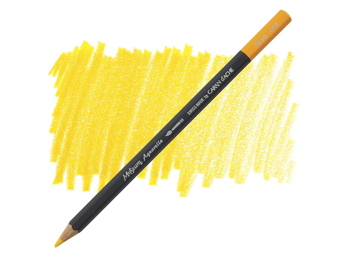 Golden Yellow 020 museum aquarel Caran D'Ache