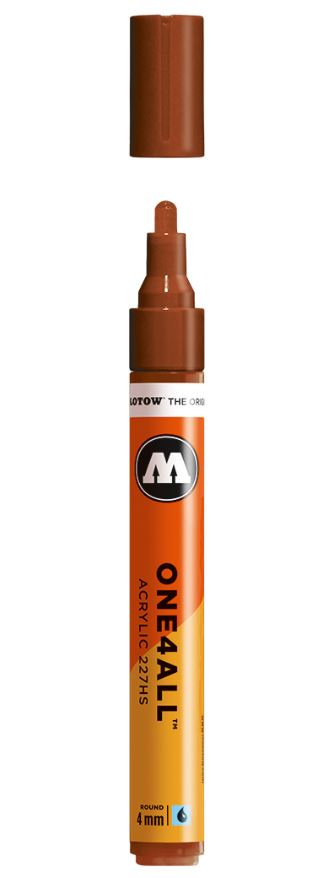 HAZELNUT BROWN 227HS 4mm Molotow One4All Acryl Marker