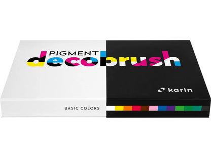 Basic Colors Set 12 Pigment Decobrush Karin Acrylverfstift