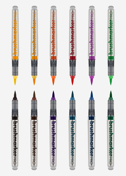 Brushmarker PRO 12 basic colours set Karin