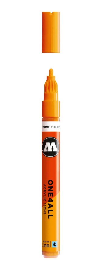 LIGHT ORANGE 127HS 2mm Acrylmarker Molotow One4All