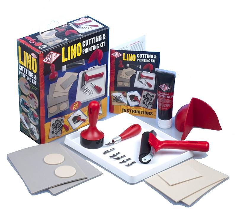 Lino cutting & printing kit Essdee