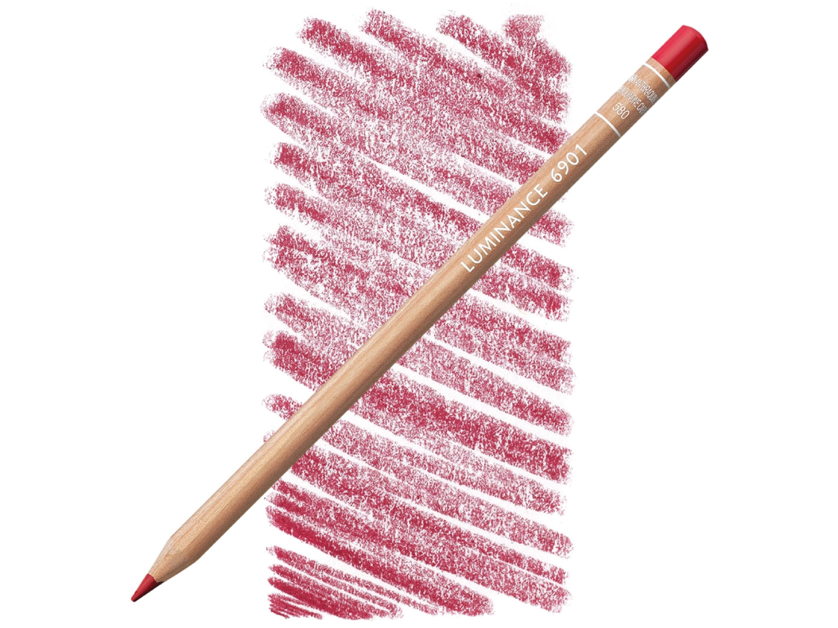 Luminance Anthraquinone Carmine 580 Kleurpotlood Caran d'ache